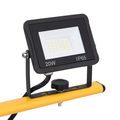 Faretto a LED con Treppiede 2x20 W Bianco Freddo