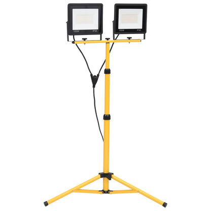 Faretto a LED con Treppiede 2x100 W Bianco Freddo