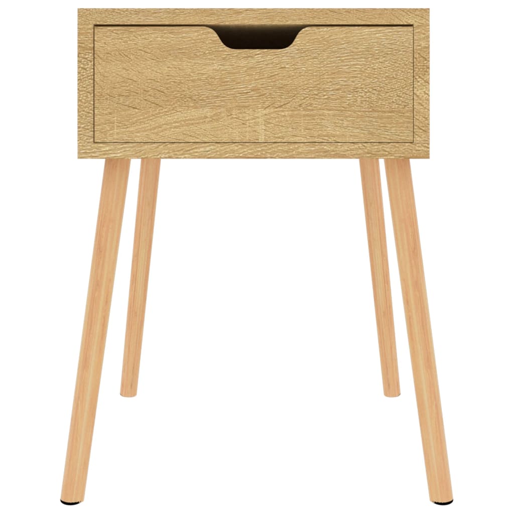 Comodini 2pz Rovere Sonoma 40x40x56 cm in Legno Multistrato