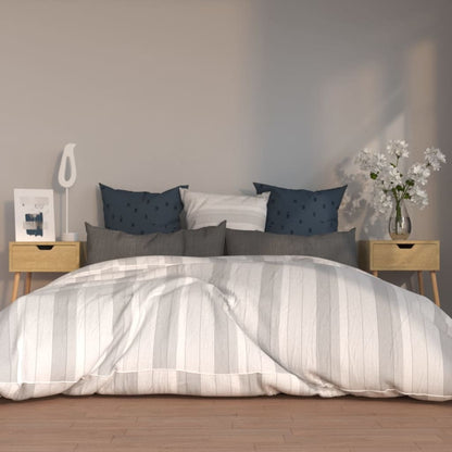 Comodini 2pz Rovere Sonoma 40x40x56 cm in Legno Multistrato