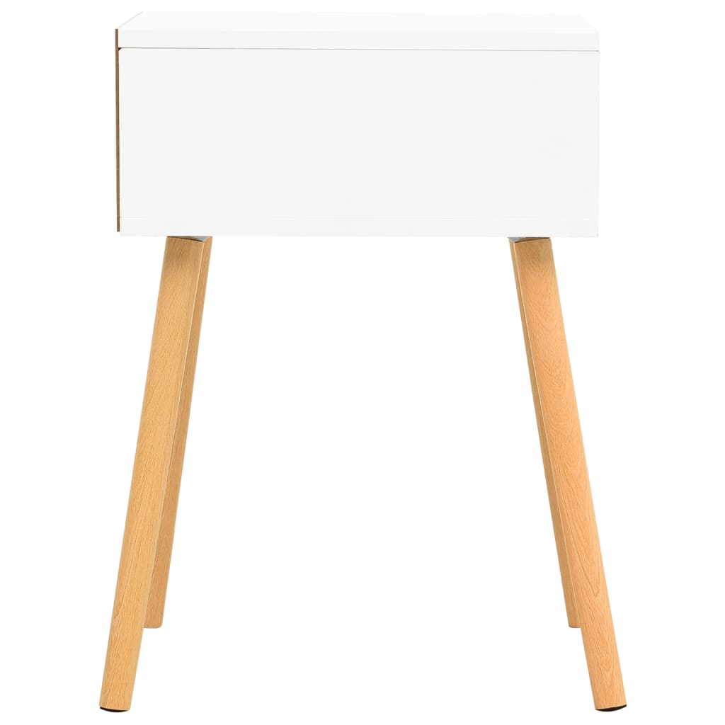 Comodini 2pz Bianco Rovere Sonoma 40x40x56cm Legno Multistrato