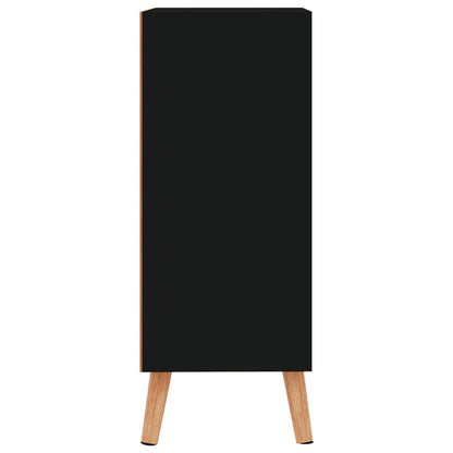 Credenza Nera 60x30x72 cm in Legno Multistrato