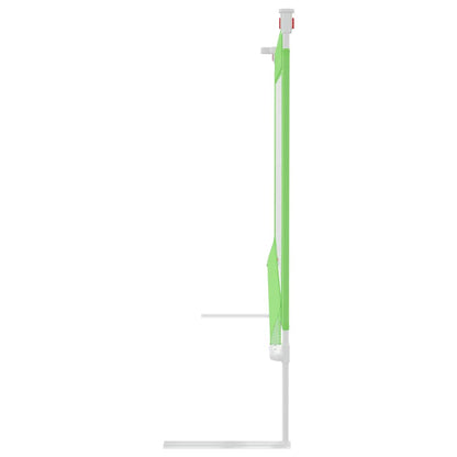 Sponda Letto di Sicurezza per Bambini Verde 100x25cm in Tessuto