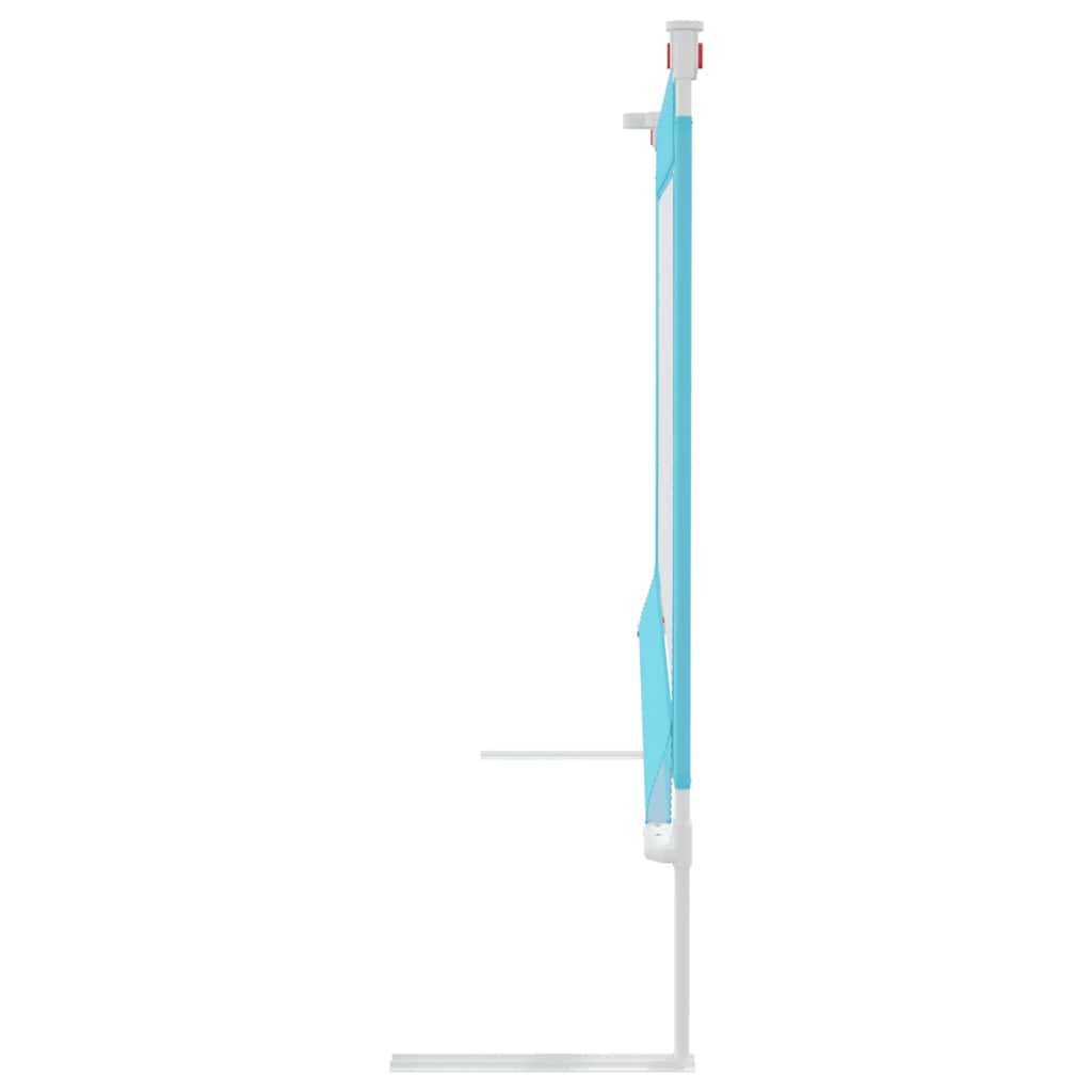 Sponda Letto di Sicurezza per Bambini Blu 100x25 cm in Tessuto
