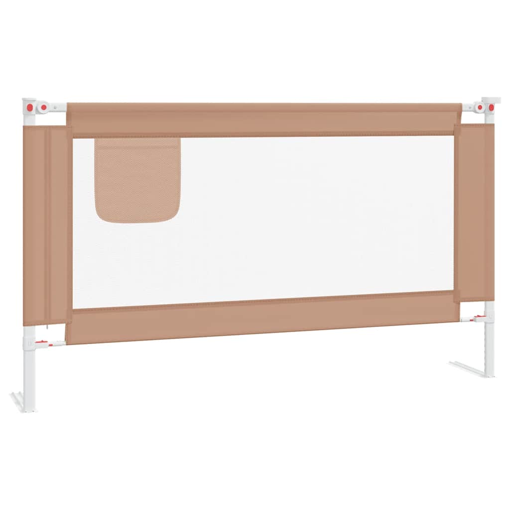 Sponda Letto di Sicurezza per Bambini Talpa 140x25cm in Tessuto