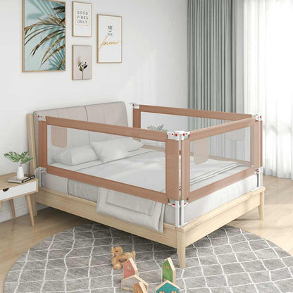 Sponda Letto di Sicurezza per Bambini Talpa 140x25cm in Tessuto