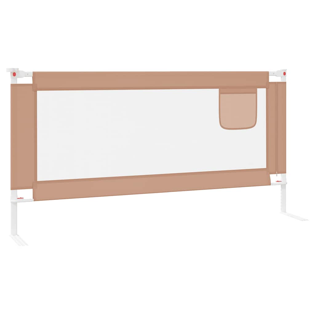Sponda Letto di Sicurezza per Bambini Talpa 180x25cm in Tessuto