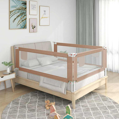Sponda Letto di Sicurezza per Bambini Talpa 190x25cm in Tessuto