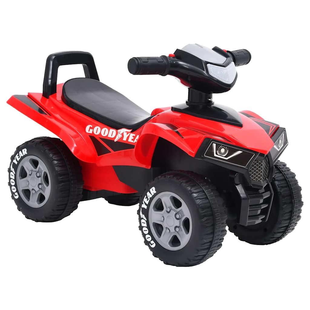 Quad Cavalcabile per Bambini Buon Anno Rosso