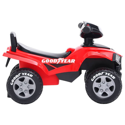 Quad Cavalcabile per Bambini Buon Anno Rosso