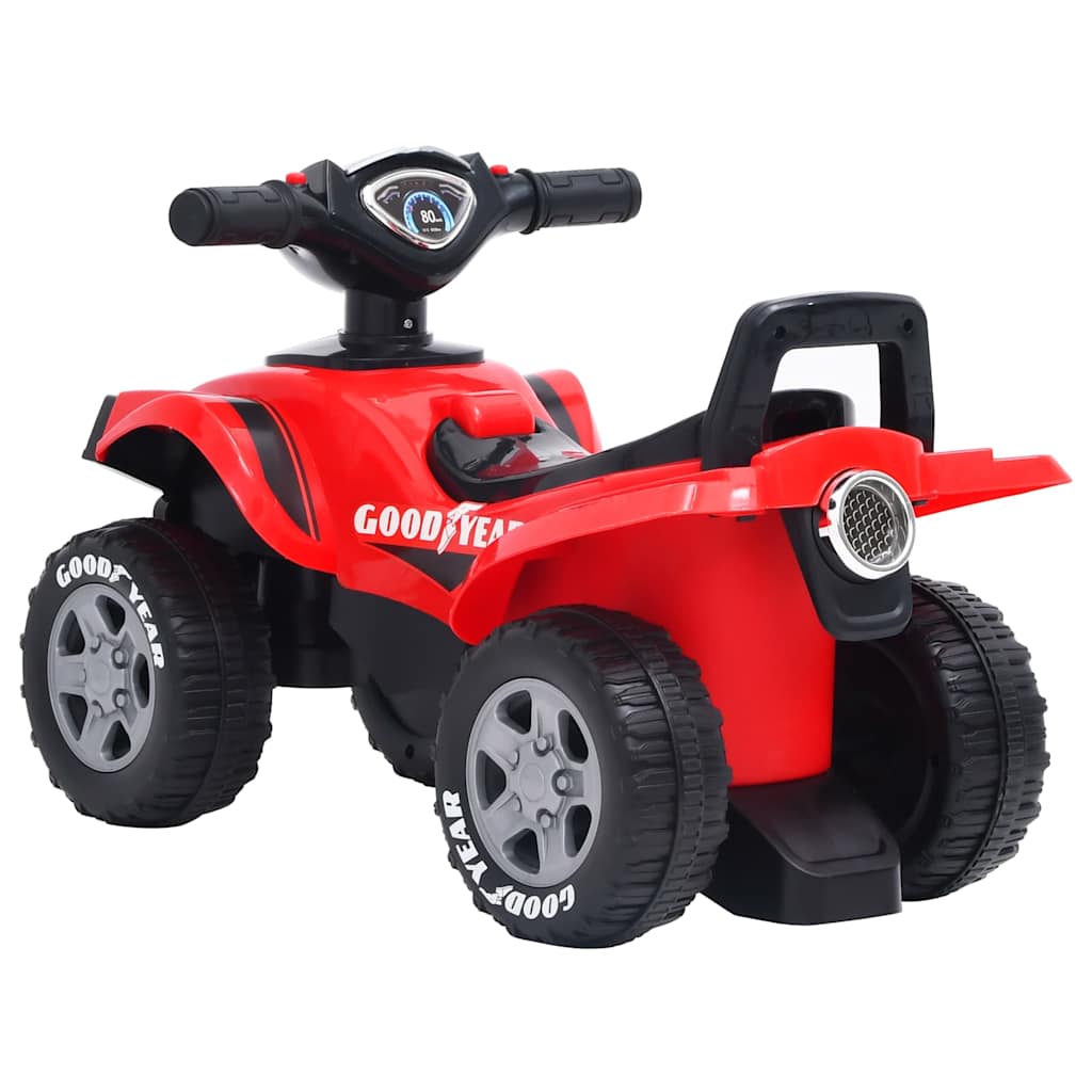 Quad Cavalcabile per Bambini Buon Anno Rosso