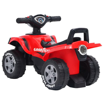 Quad Cavalcabile per Bambini Buon Anno Rosso