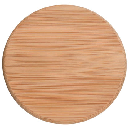 Barattoli di Vetro con Coperchio in BambÃƒÂ¹ 4 pz 1200 ml