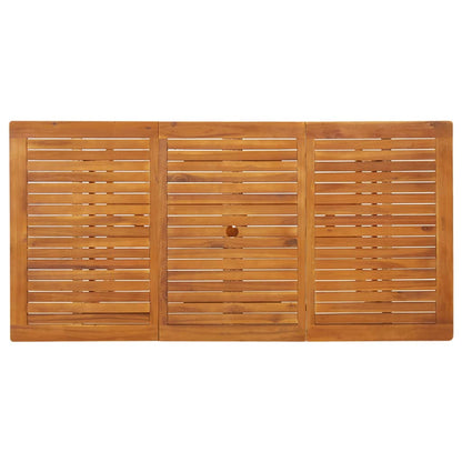 Tavolo da Pranzo per Esterni 180x90x75cm Legno Massello Acacia