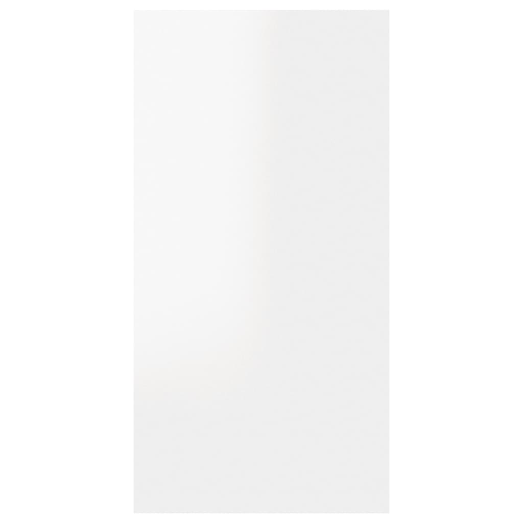 Mobile Porta TV Bianco Lucido 30,5x30x60 cm Legno Multistrato