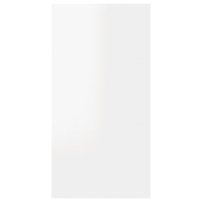 Mobile Porta TV Bianco Lucido 30,5x30x60 cm Legno Multistrato