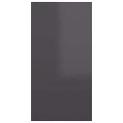 Mobili TV 2pz Grigio Lucido 30,5x30x60 cm Legno Multistrato