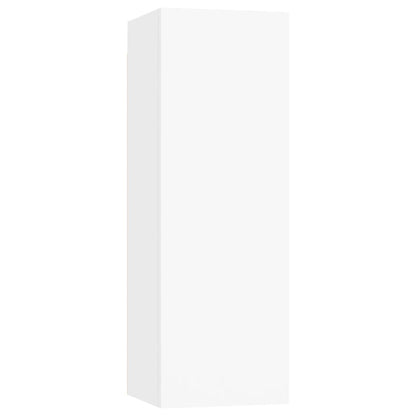 Mobile Porta TV Bianco 30,5x30x90 cm in Legno Multistrato