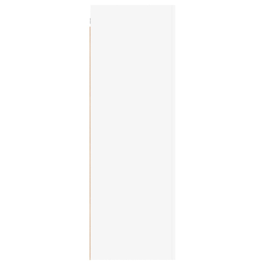 Mobile Porta TV Bianco 30,5x30x90 cm in Legno Multistrato