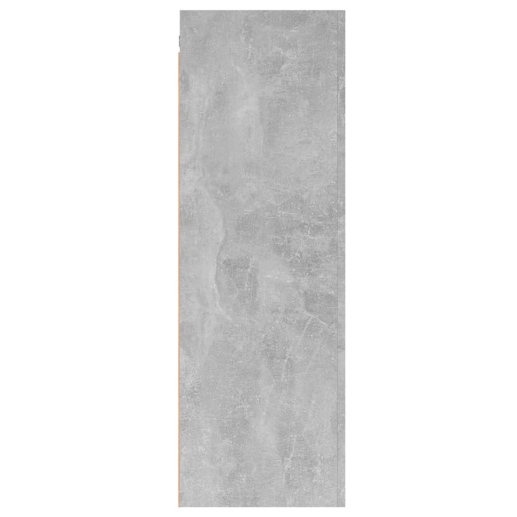Mobile Porta TV Grigio Cemento 30,5x30x90 cm Legno Multistrato
