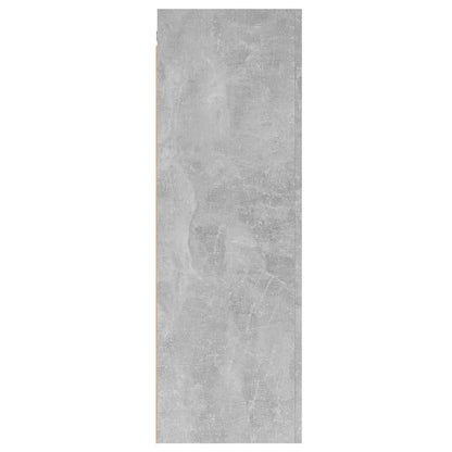 Mobile Porta TV Grigio Cemento 30,5x30x90 cm Legno Multistrato