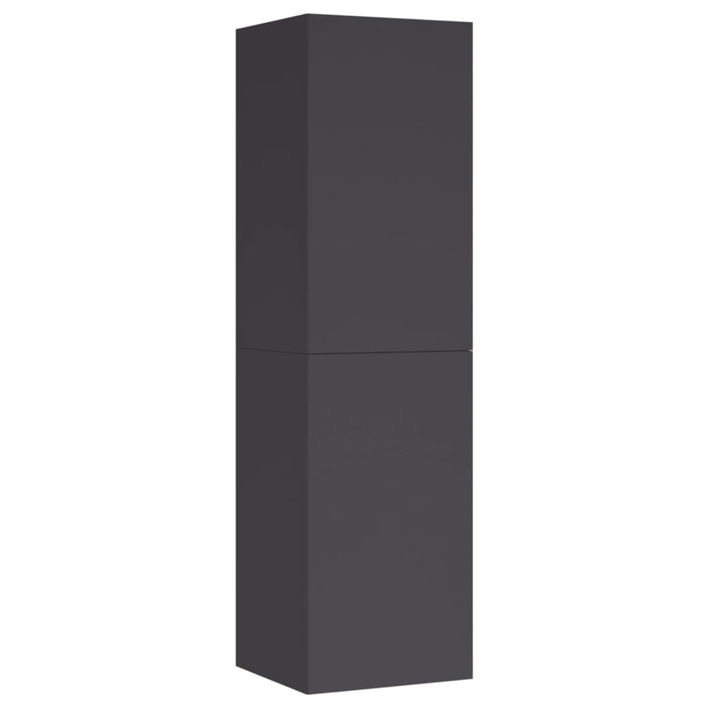 Mobile Porta TV Grigio 30,5x30x110 cm in Legno Multistrato