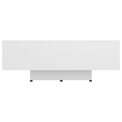 Tavolino da Salotto Bianco 85x55x31 cm in Legno Multistrato
