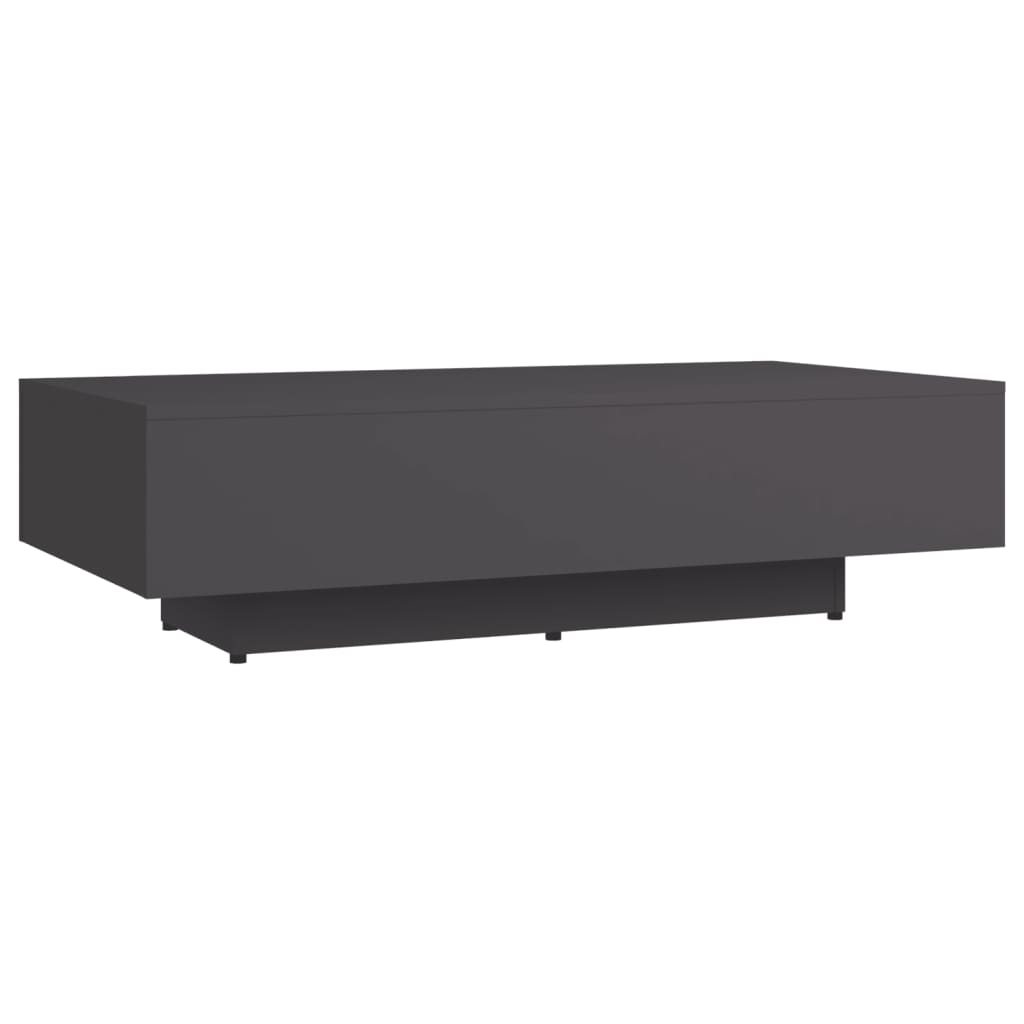 Tavolino da Salotto Grigio 100x49,5x31 cm in Legno Multistrato