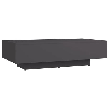 Tavolino da Salotto Grigio 100x49,5x31 cm in Legno Multistrato