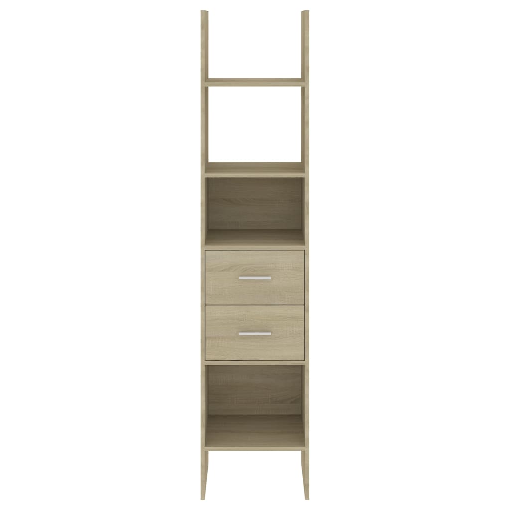 Libreria Rovere Sonoma 40x35x180 cm in Legno Multistrato