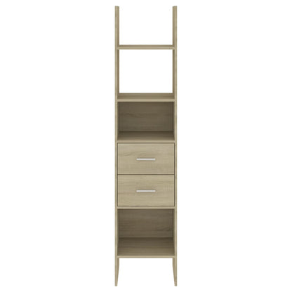 Libreria Rovere Sonoma 40x35x180 cm in Legno Multistrato