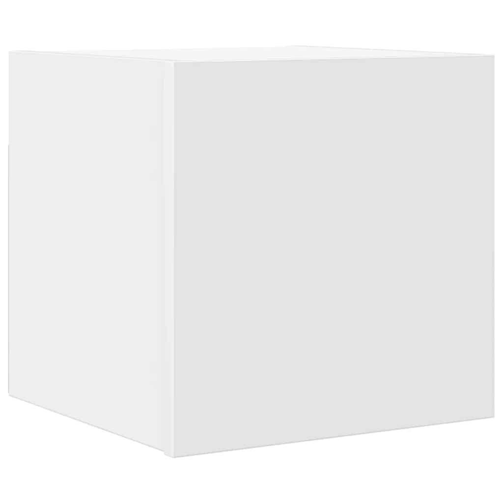 Mobile Porta TV a Parete Bianco 30,5x30x30 cm