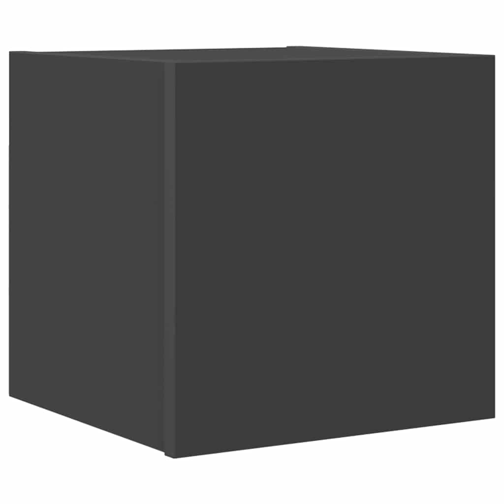 Mobile Porta TV a Parete Grigio 30,5x30x30 cm