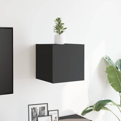 Mobile Porta TV a Parete Grigio 30,5x30x30 cm