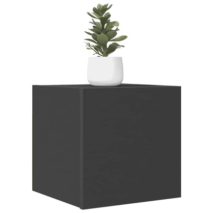 Mobile Porta TV a Parete Grigio 30,5x30x30 cm