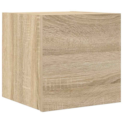 Mobile Porta TV a Parete Rovere Sonoma 30,5x30x30 cm