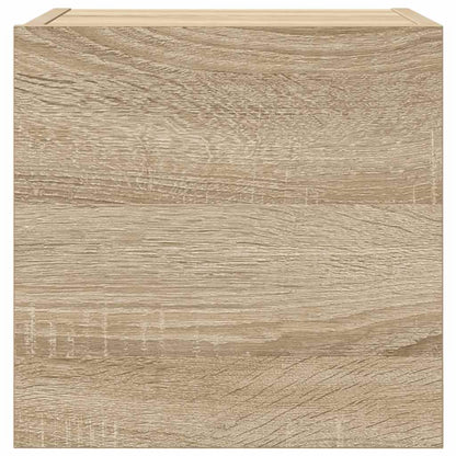 Mobili Porta TV a Parete 4pz Rovere Sonoma 30,5x30x30 cm