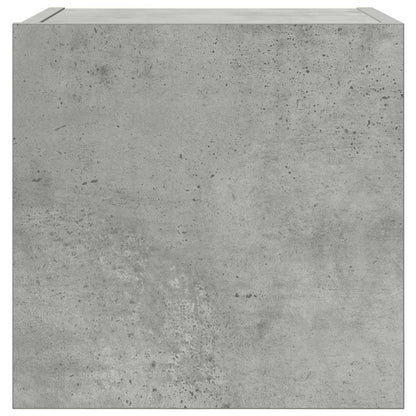 Mobili Porta TV a Parete 4pz Grigio Cemento 30,5x30x30 cm