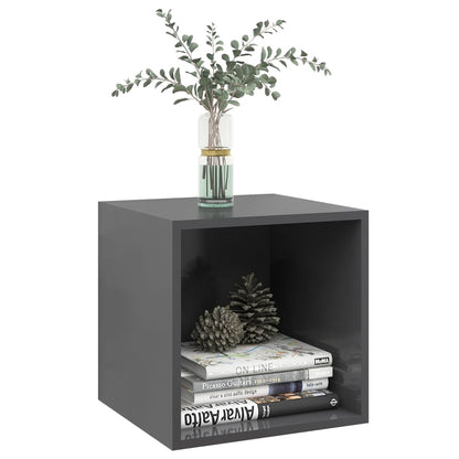 Mobile a Muro Grigio 37x37x37 cm in Legno Multistrato