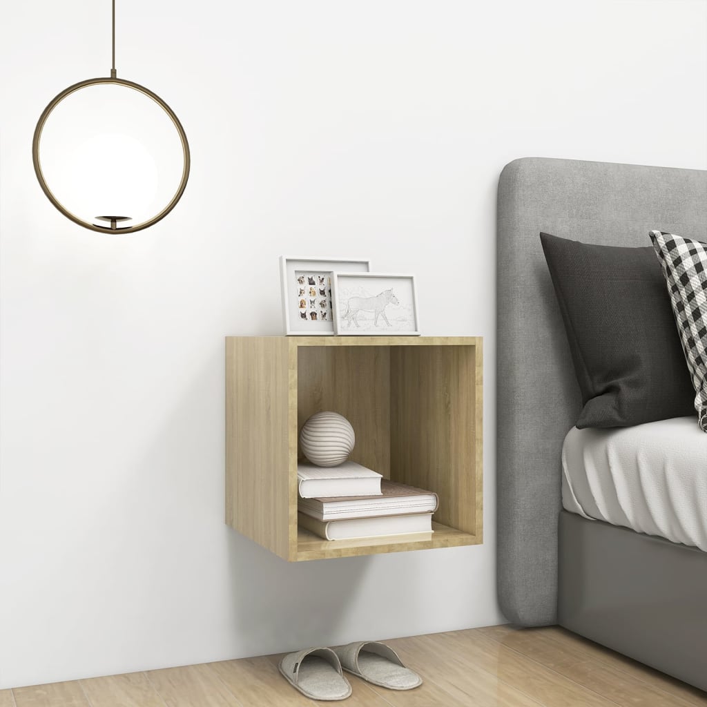Mobile a Muro Rovere Sonoma 37x37x37 cm in Legno Multistrato