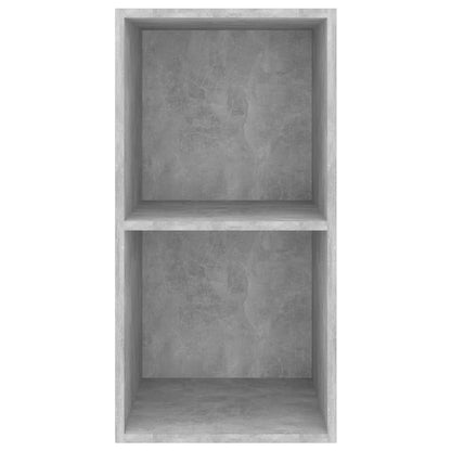 Mobile TV da Parete Grigio Cemento 37x37x72cm Legno Multistrato