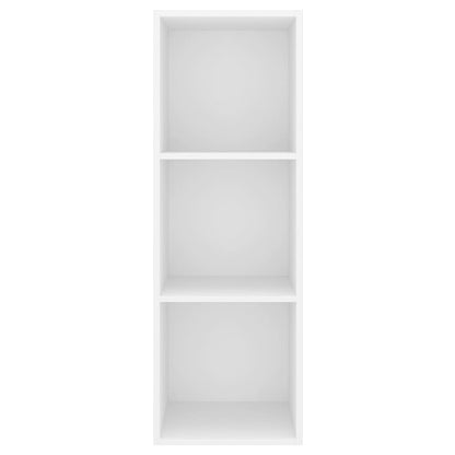 Mobile TV da Parete Bianco 37x37x107 cm in Legno Multistrato