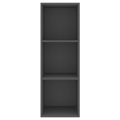 Mobile TV da Parete Grigio 37x37x107 cm in Legno Multistrato