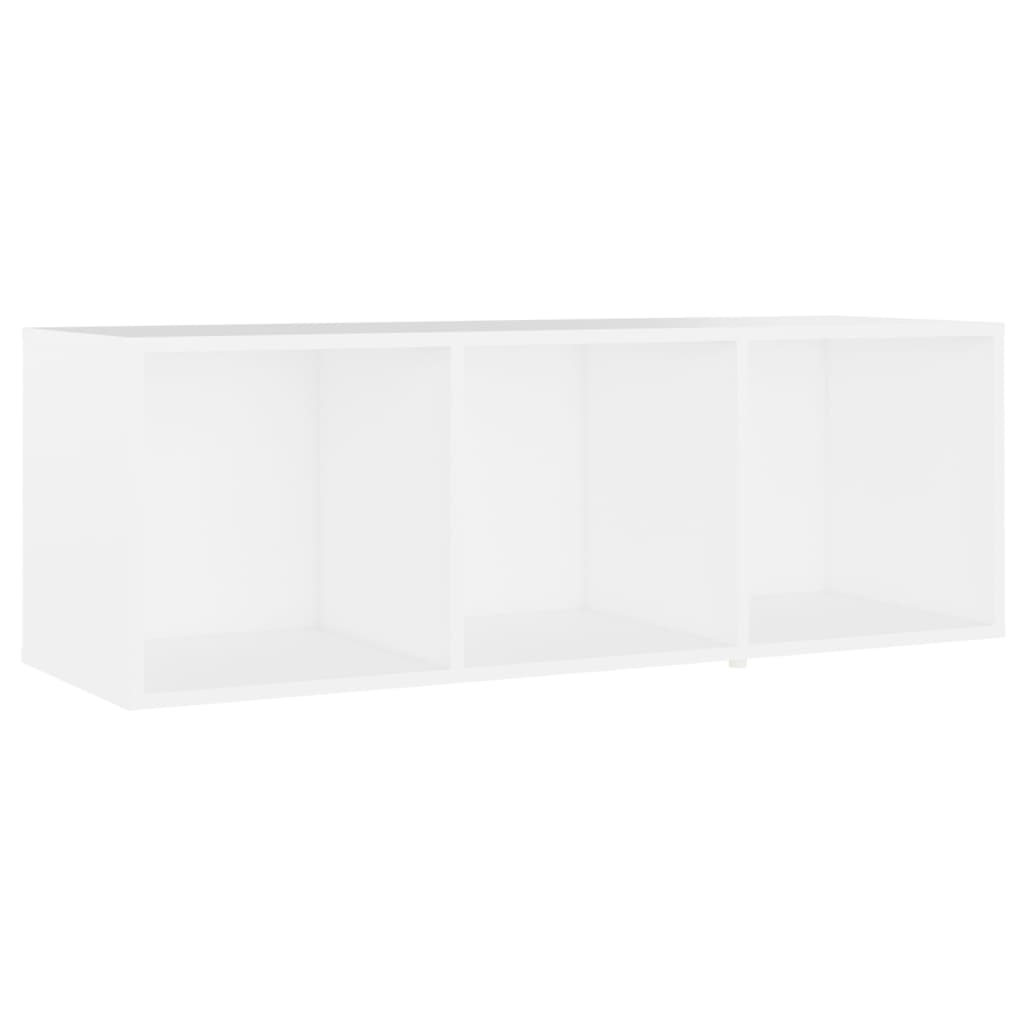 Mobile Porta TV Bianco 107x35x37 cm in Legno Multistrato