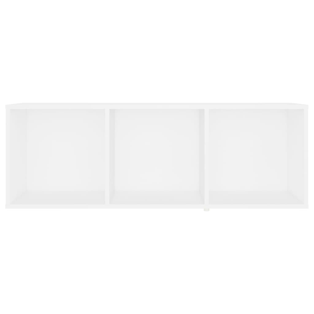 Mobile Porta TV Bianco 107x35x37 cm in Legno Multistrato