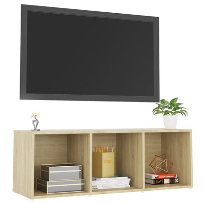 Mobile Porta TV Rovere Sonoma 107x35x37 cm in Legno Multistrato