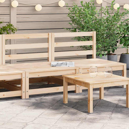 Divano Centrale da Giardino in Legno Massello di Pino