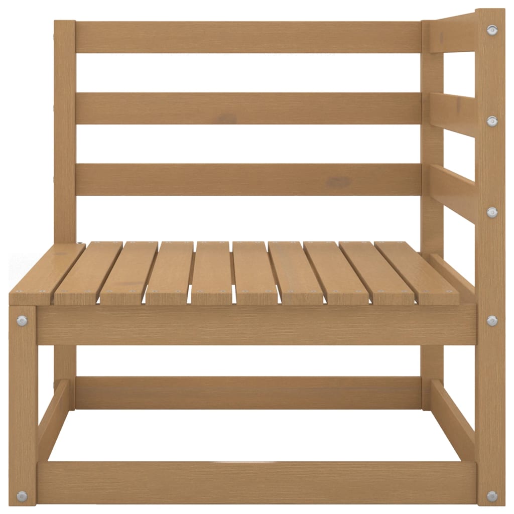 Set Divani da Giardino 2 pz Ambra in Legno Massello di Pino