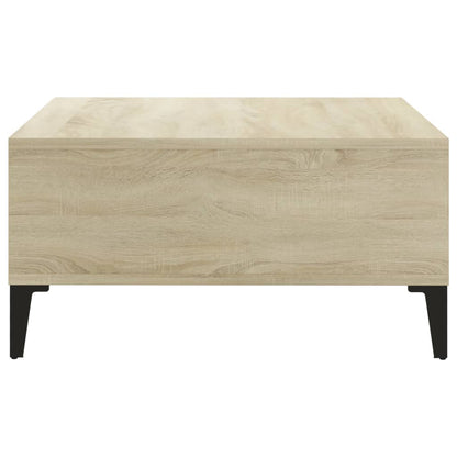 Tavolino da Salotto Rovere Sonoma 60x60x30 cm Legno Multistrato