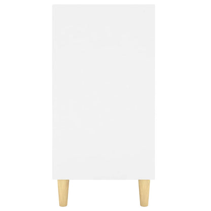 Credenza Bianca 103,5x35x70 cm in Legno Multistrato